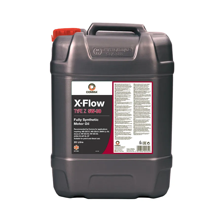 Масло моторное COMMA X-FLOW TYPE Z 5W-30 20л XFZ20L