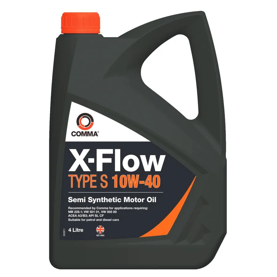 Масло моторное COMMA X-FLOW TYPE S 10W-40 4л XFS4L
