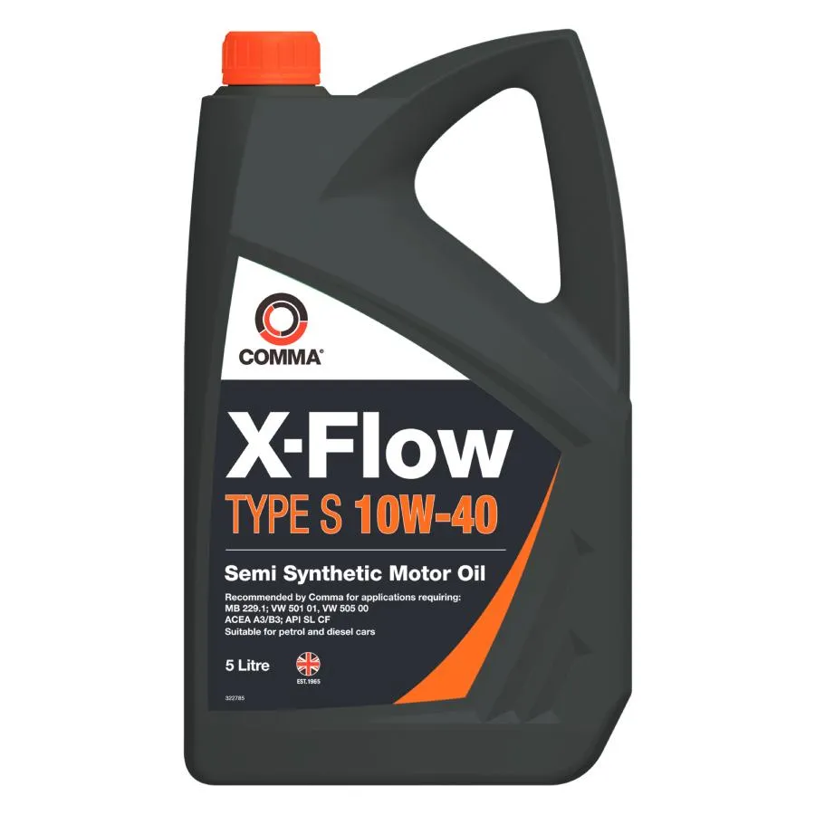 Масло моторное COMMA X-FLOW TYPE S 10W-40 5л XFS5L