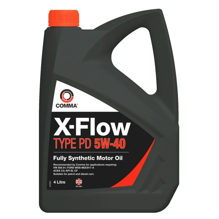 Масло моторное COMMA X-FLOW TYPE PD 5W-40 4л XFPD4L