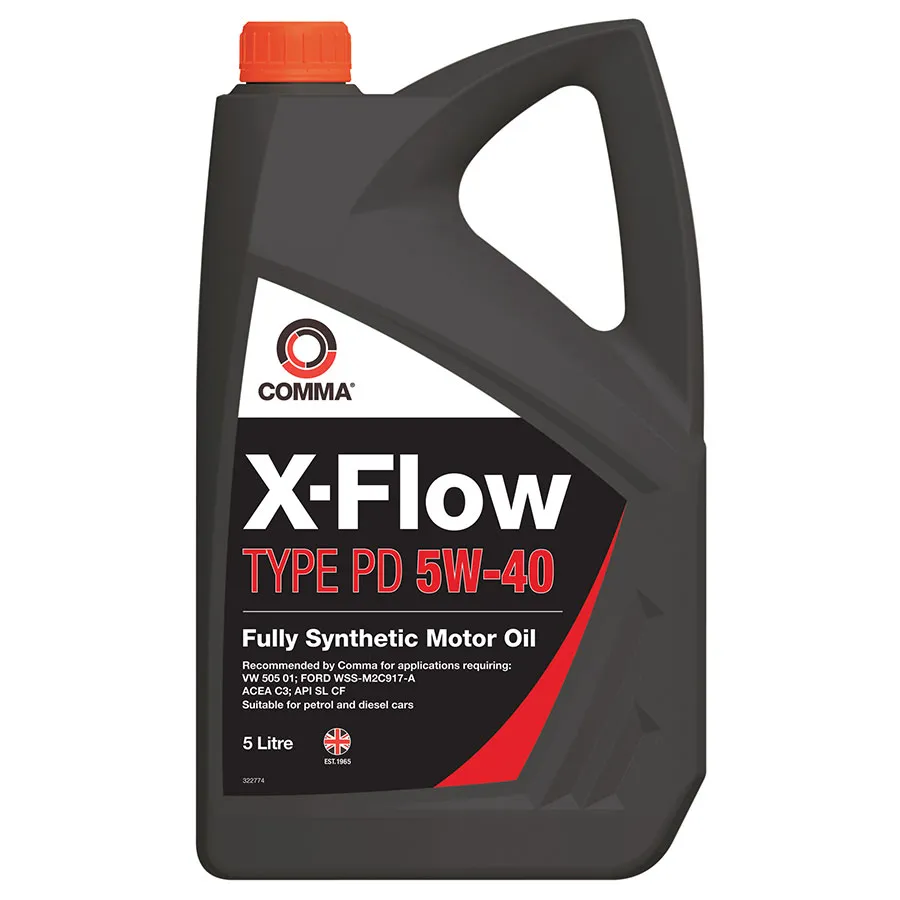 Масло моторное COMMA X-FLOW TYPE PD 5W-40 5л XFPD5L