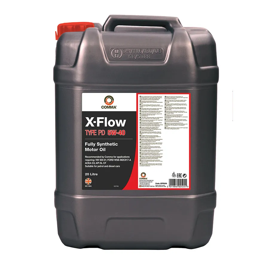 Масло моторное COMMA X-FLOW TYPE PD 5W-40 20л XFPD20L