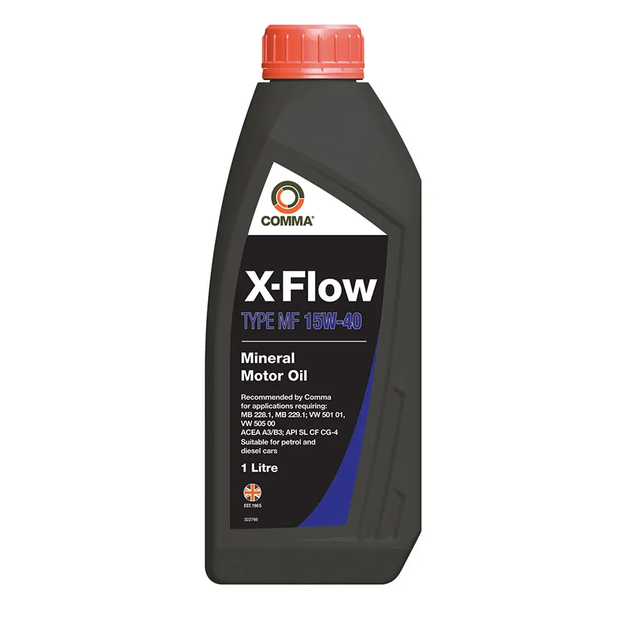 Масло моторное COMMA X-FLOW TYPE MF 15W-40 1л XFMF1L