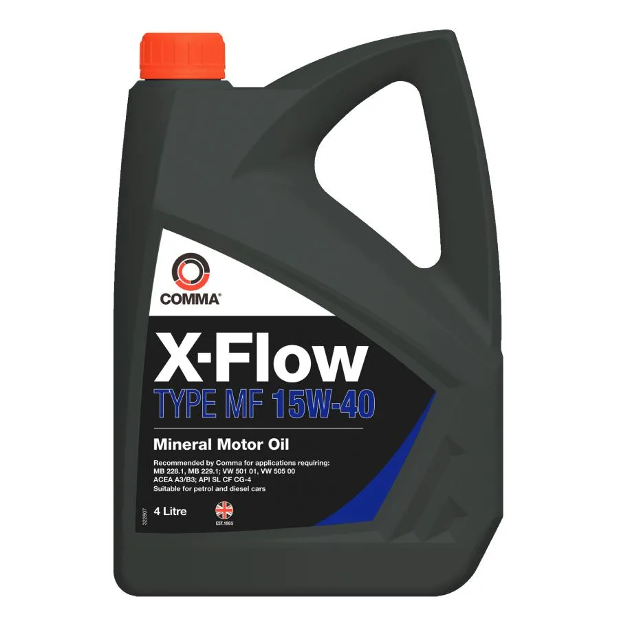 Масло моторное COMMA X-FLOW TYPE MF 15W-40 4л XFMF4L