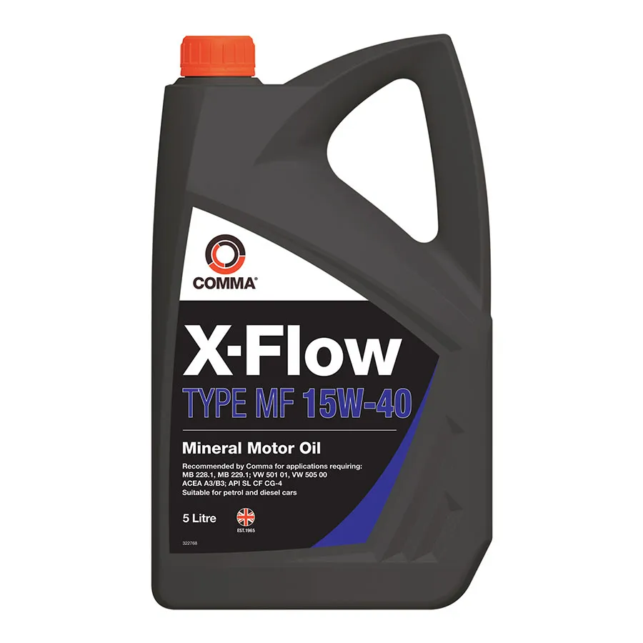 Масло моторное COMMA X-FLOW TYPE MF 15W-40 5л XFMF5L