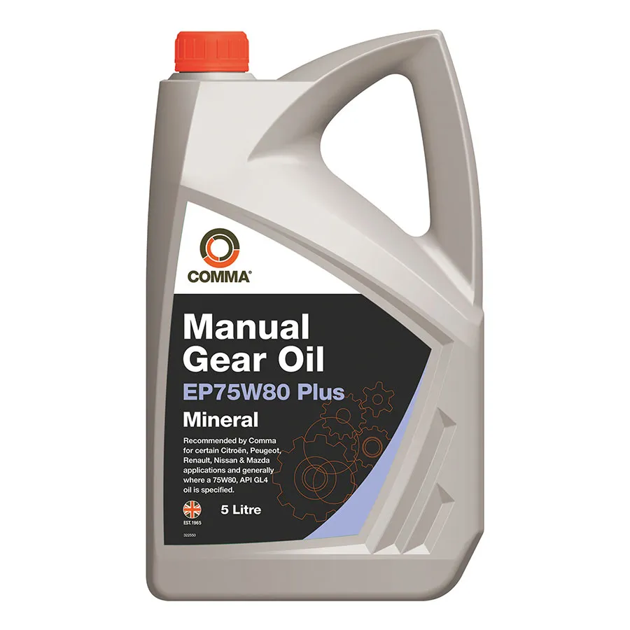 Трансмиссионное масло COMMA PLUS 75W-80 5л EP75W80P5L