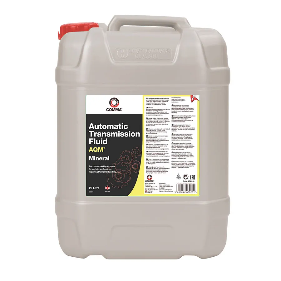 Трансмиссионное масло COMMA AQM AUTO TRANS FLUID 20л ATM20L