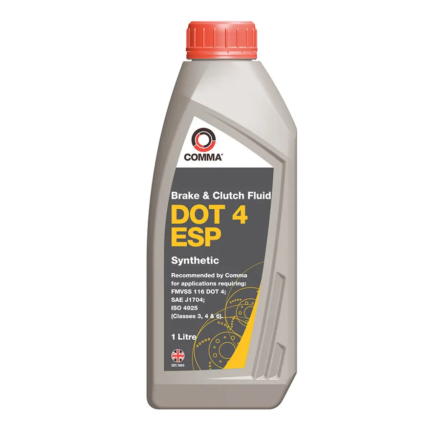 Жидкость тормозная COMMA DOT 4 1л bf4esp1l