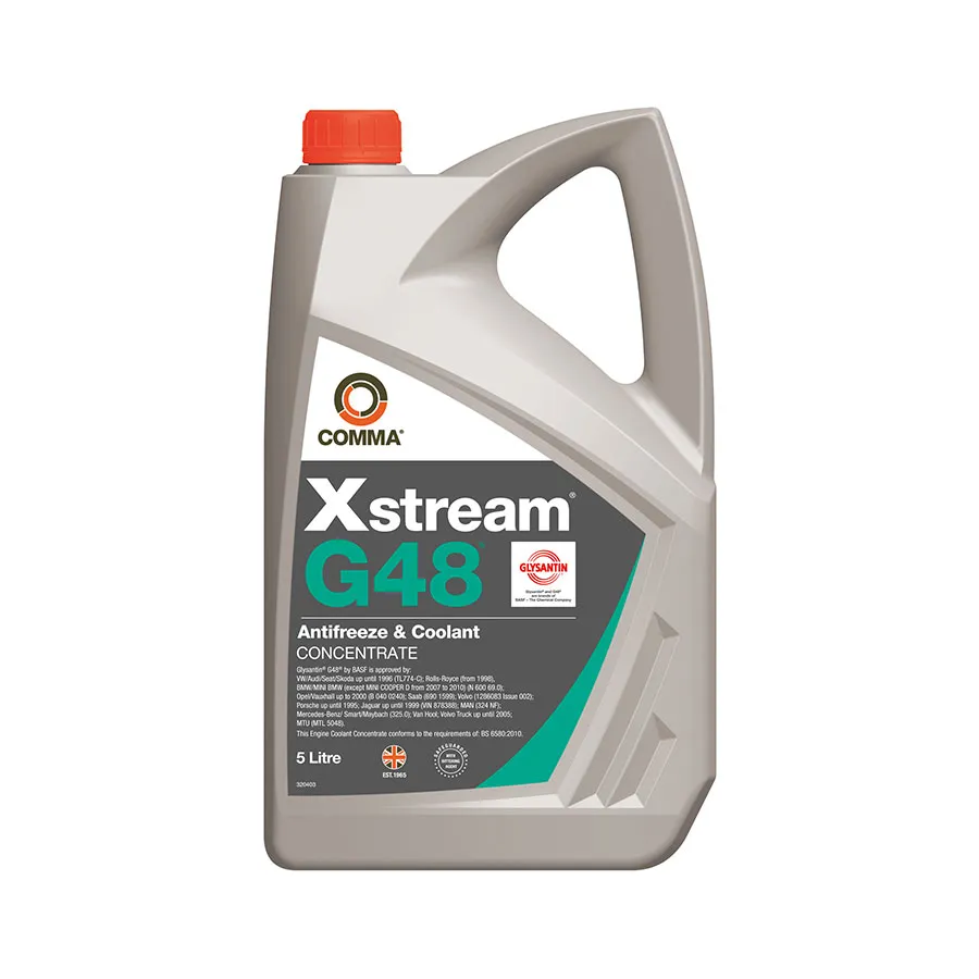 Xstream® G48® Antifreeze & Coolant Concentrate 5 л. COMMA XSG5L