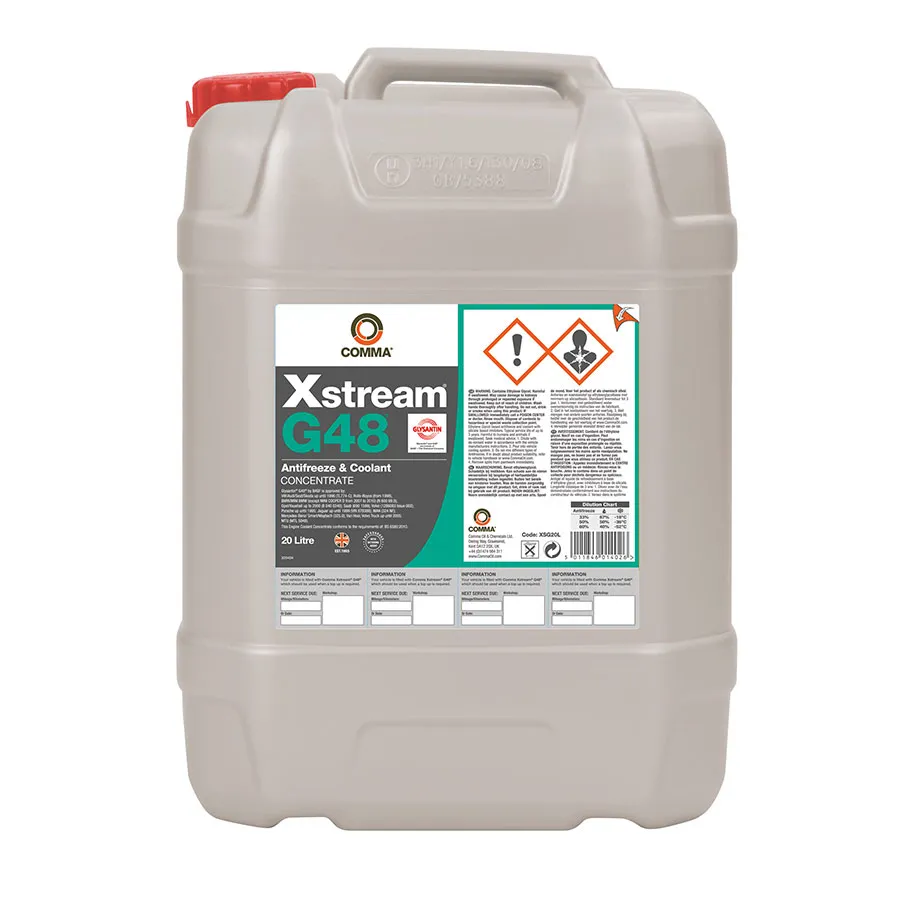 Xstream® G48® Antifreeze & Coolant Concentrate 20 л. COMMA XSG20L