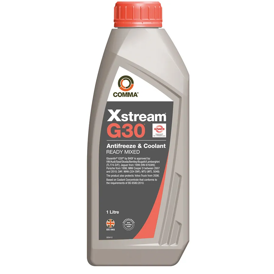 Xstream® G30® Antifreeze & Coolant Ready Mixed 1 л. COMMA XSM1L