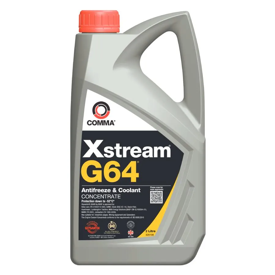 Xstream® G64® Antifreeze & Coolant Concentrate 2 л. COMMA XSG642L