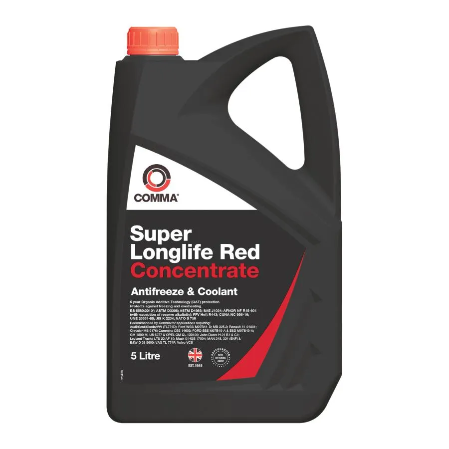 Super Longlife Red- Concentrate 5 л. COMMA SLA5L