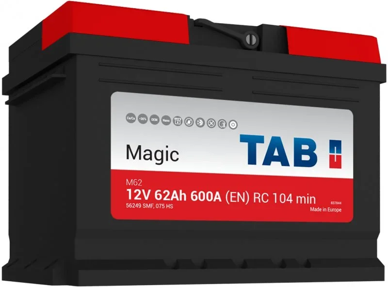 Аккумулятор автомобильный Magic 62 А·ч TAB 189063