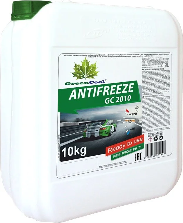 Антифриз G11 зеленый GС2010 Е 10 кг GreenCool 751807