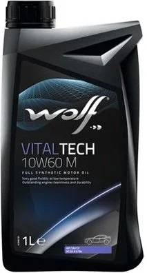 Масло моторное WOLF VITALTECH M 10W-60 1л 16128/1
