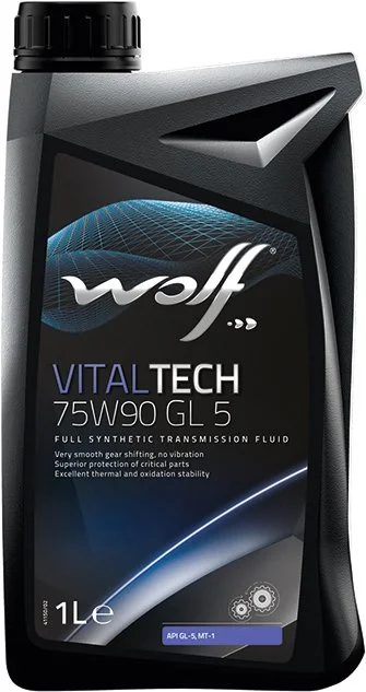 Трансмиссионное масло WOLF VITALTECH 75W-90 1л 2305/1