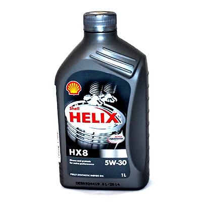 Масло моторное SHELL HELIX HX8 5W-30 1л SHELL 5W30 HELIX HX8/1