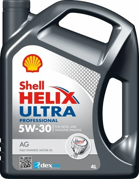 Масло моторное SHELL 4л SHELL 5W30 HELIX ULTRA PROFESSIONAL AG/4