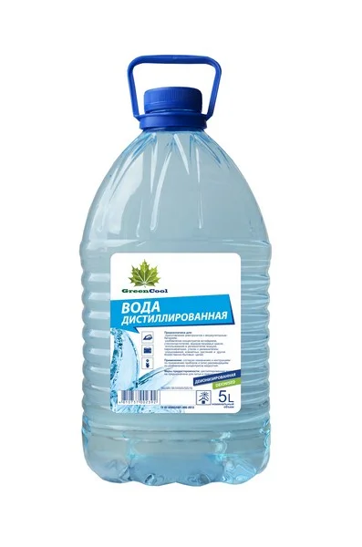 Изображение Дистиллированная вода GREENCOOL 5л 702392 Дистиллированная вода GREENCOOL 5л 702392