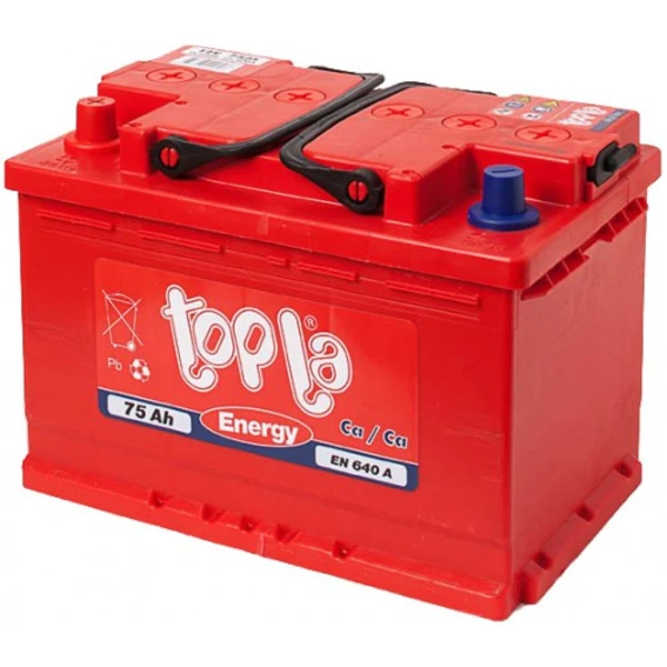 АККУМУЛЯТОР TOPLA 75 Ah/750A/278*175*190/ETN 0 (R) TOPLA 158300