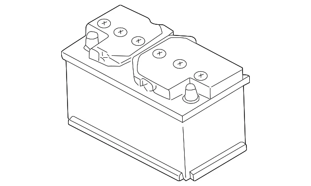 Аккумулятор 80 ач 380 а 0 (-+) обратная VAG 000 915 105 AG