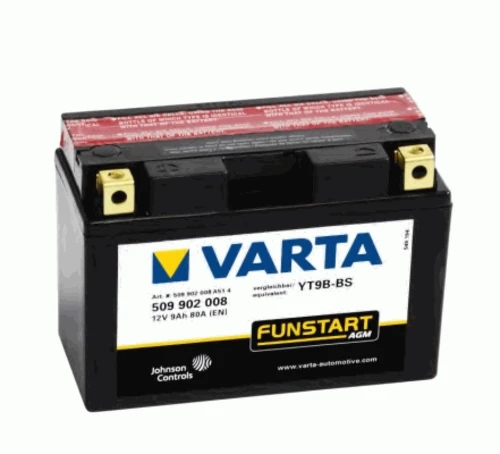 Изображение Стартерная аккумуляторная батарея VARTA 509902008A514 Стартерная аккумуляторная батарея VARTA 509902008A514