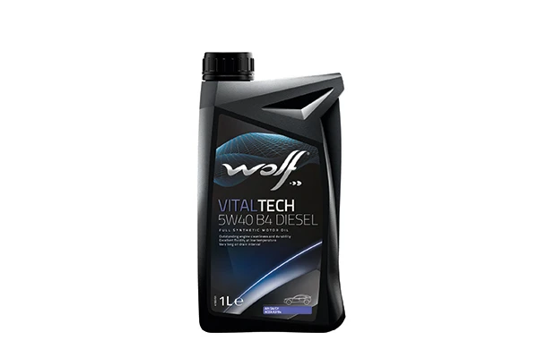 Изображение Масло моторное WOLF VITALTECH B4 DIESEL 5W-40 1л 26116/1 Масло моторное WOLF VITALTECH B4 DIESEL 5W-40 1л 26116/1