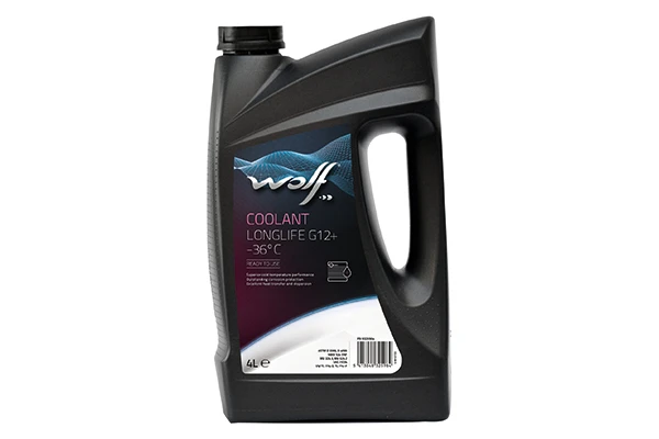 Изображение Антифриз G12+ красный Coolant Longlife 4 л WOLF 50101/4 Антифриз G12+ красный Coolant Longlife 4 л WOLF 50101/4