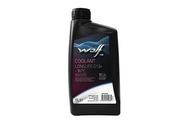 Изображение Антифриз G12+ красный Coolant Longlife 1 л WOLF 50101/1 Антифриз G12+ красный Coolant Longlife 1 л WOLF 50101/1
