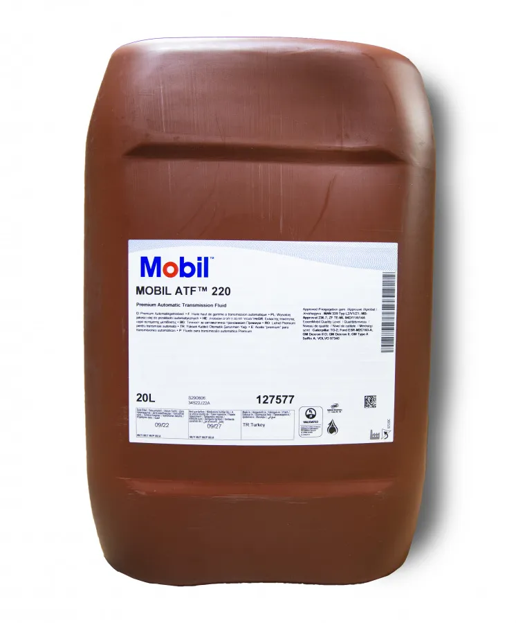 Трансмиссионное масло MOBIL ATF 220 20л 127577