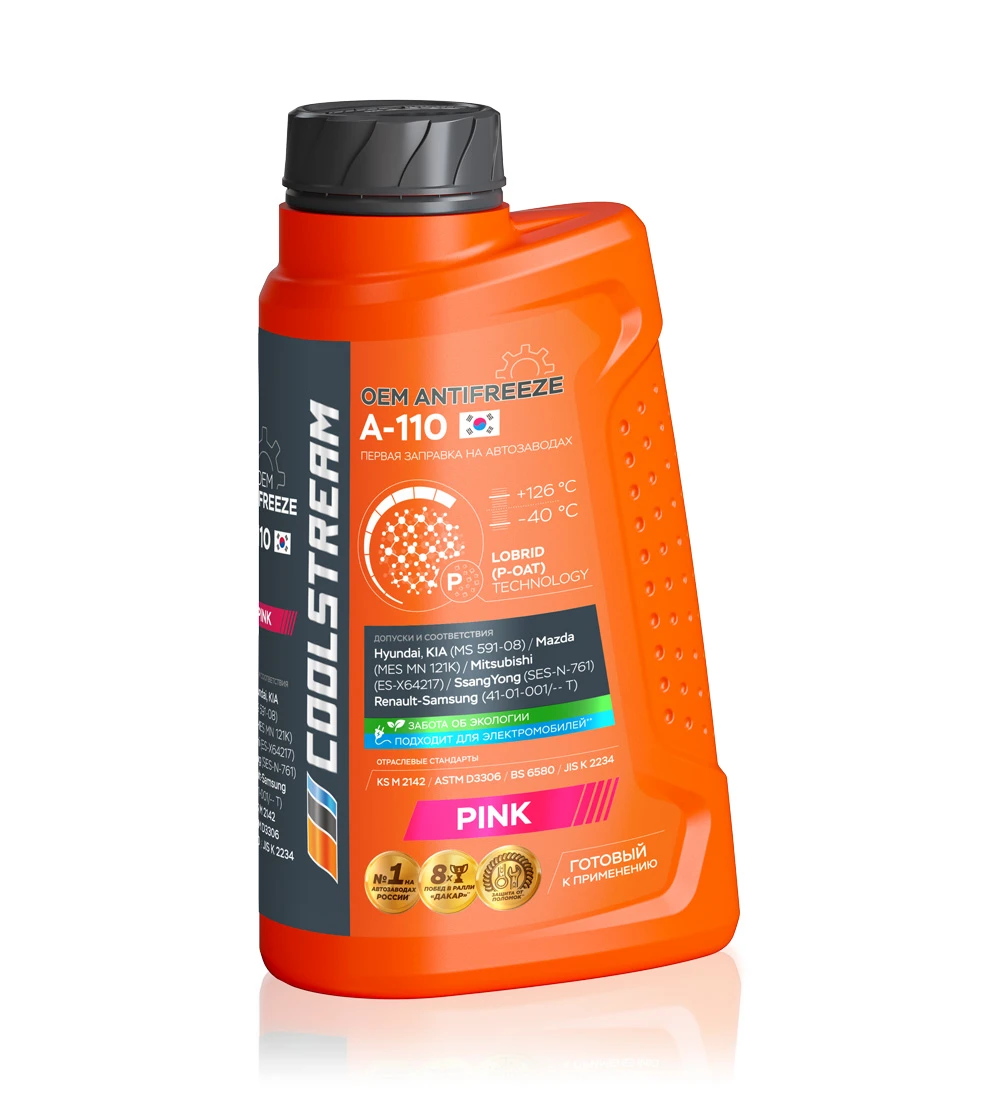 Антифриз A-110 Pink 1 кг COOLSTREAM CS010501PN