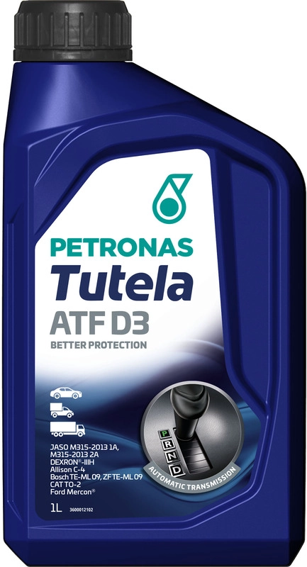 Трансмиссионное масло PETRONAS TUTELA ATF D3 20л 76127E15EU