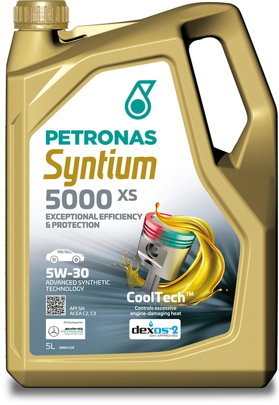 Масло моторное PETRONAS SYNTIUM 5000 XS 5W-30 5л 70660M12EU