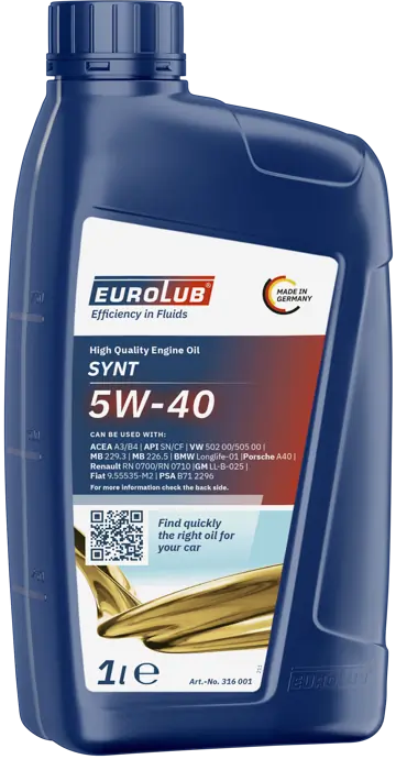 Моторное масло EUROLUB 316001