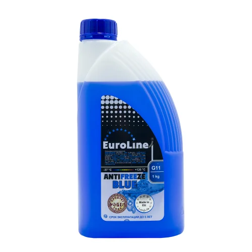 Антифриз 1кг - готовый синий, BLUE G11 EUROLINE AF BLUE 1 EUROLINE