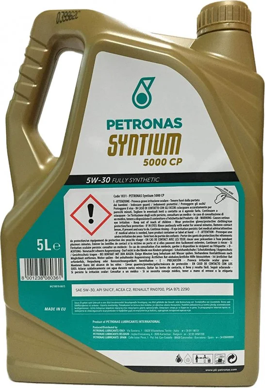 Изображение Масло моторное SYNTIUM 5W-30 5л 70263M12EU Масло моторное SYNTIUM 5W-30 5л 70263M12EU
