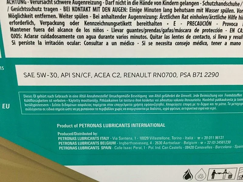 Изображение Масло моторное SYNTIUM 5W-30 5л 70263M12EU Масло моторное SYNTIUM 5W-30 5л 70263M12EU