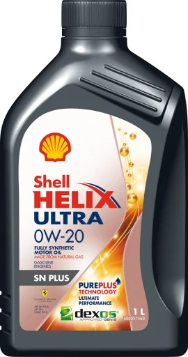 Масло моторное SHELL 0W-20 1л SHELL 0W20 HELIX ULTRA SN PLUS/1