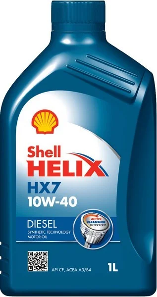 Масло моторное SHELL HELIX DIESEL HX7 10W-40 1л SHELL 10W40 HELIX DIESEL HX7/1