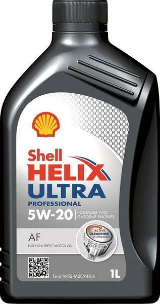 Масло моторное SHELL 5W-20 1л SHELL 5W20 HELIX ULTRA PROFESSIONAL AF/1