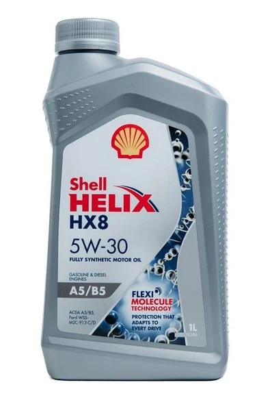 Масло моторное SHELL 5W-30 1л SHELL 5W30 HELIX HX8 A5/B5/1