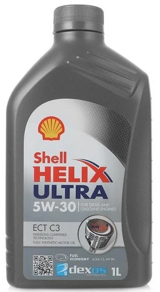 Масло моторное SHELL HELIX ULTRA ECT C3 5W-30 1л SHELL 5W30 HELIX ULTRA ECT C3/1