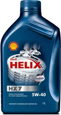 Масло моторное SHELL 5W-40 1л SHELL 5W40 HELIX HX7/1