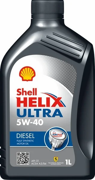 Масло моторное SHELL 5W-40 1л SHELL 5W40 HELIX ULTRA DIESEL/1
