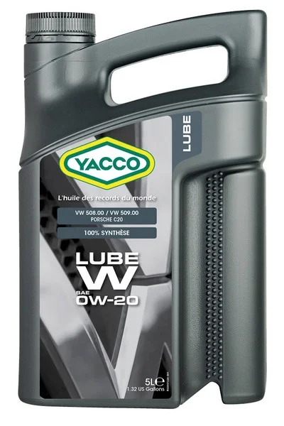 Масло моторное YACCO LUBE W 0W-20 5л YACCO 0W20 LUBE W/5