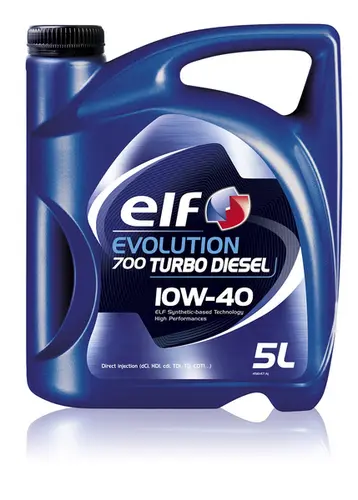 Масло моторное ELF EVOLUTION 700 TURBO DIESEL 10W-40 5л 214121