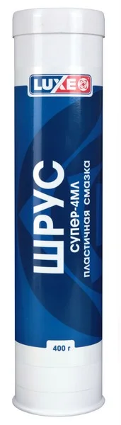 Изображение Смазка молибденовая LUXE для подшипников 0.4кг 721 Смазка молибденовая LUXE для подшипников 0.4кг 721