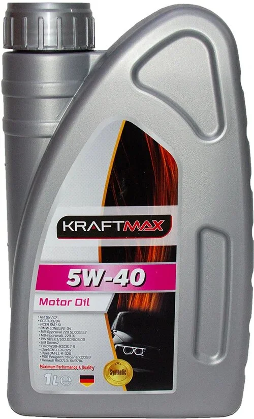 Масло моторное KRAFTMAX 5W-40 1л KM117/1
