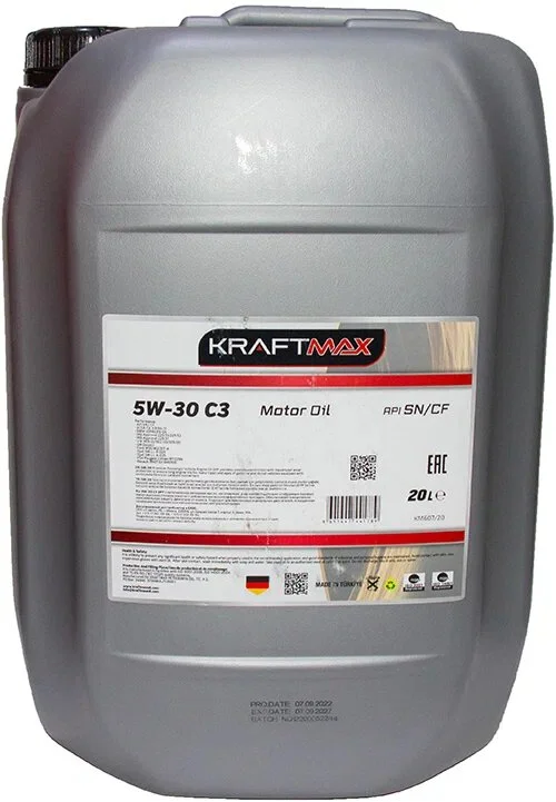 Масло моторное KRAFTMAX C3 5W-30 20л KM607/20